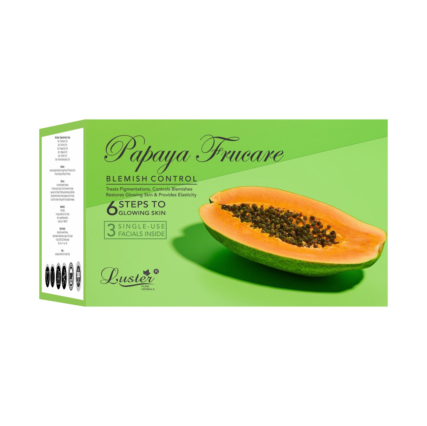 Luster Papaya Frucare Blemish Control Facial Kit - 120ml