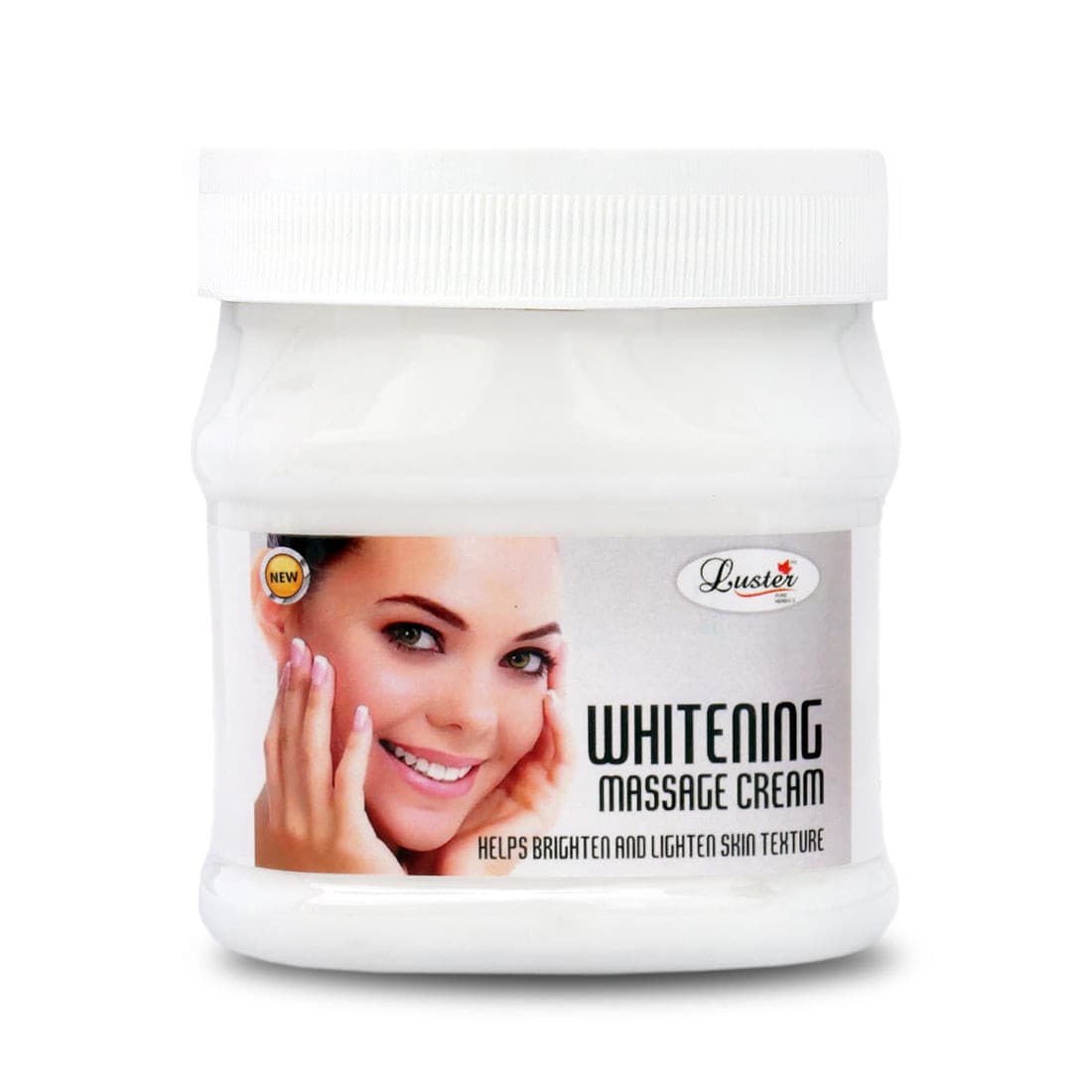 Luster Whitening Face & Body Massage Cream (Paraben & Sulfate Free) - 500 ml - Luster Cosmetics