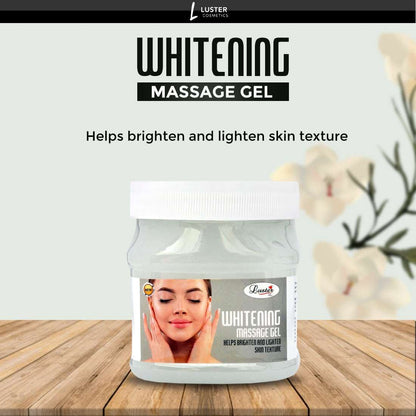 Luster Whitening Face & Body Massage Gel (Paraben & Sulfate Free) - 500 ml