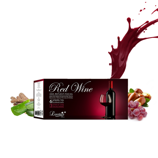 Luster Red Wine Age Reflect Facial Kit - 120ml