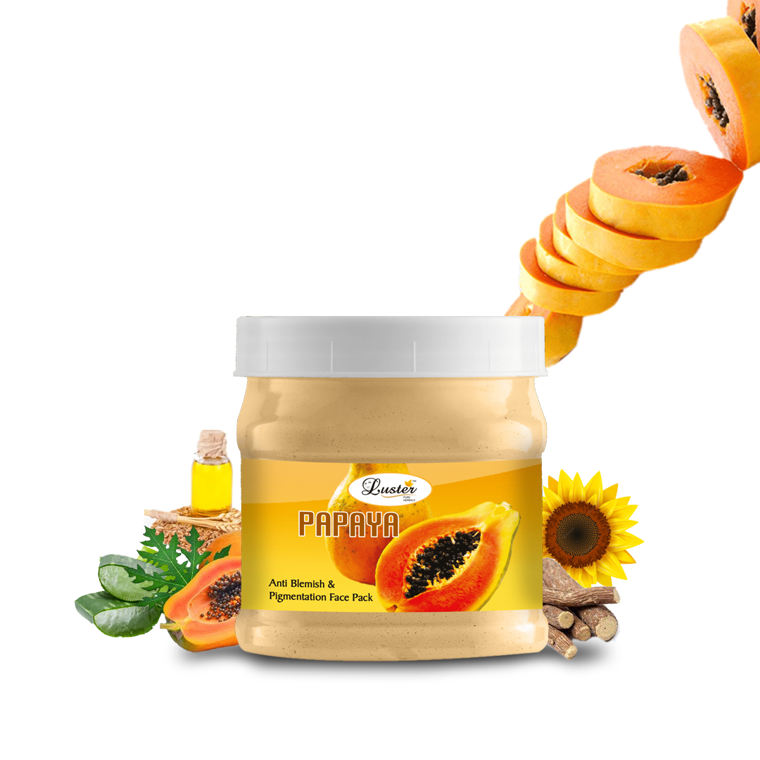Luster Papaya Anti Blemish & Pigmentation Face Pack - 500 g