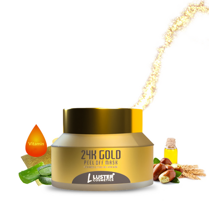 Luster Cosmetics 24K Gold Peel Off Mask - 50ml