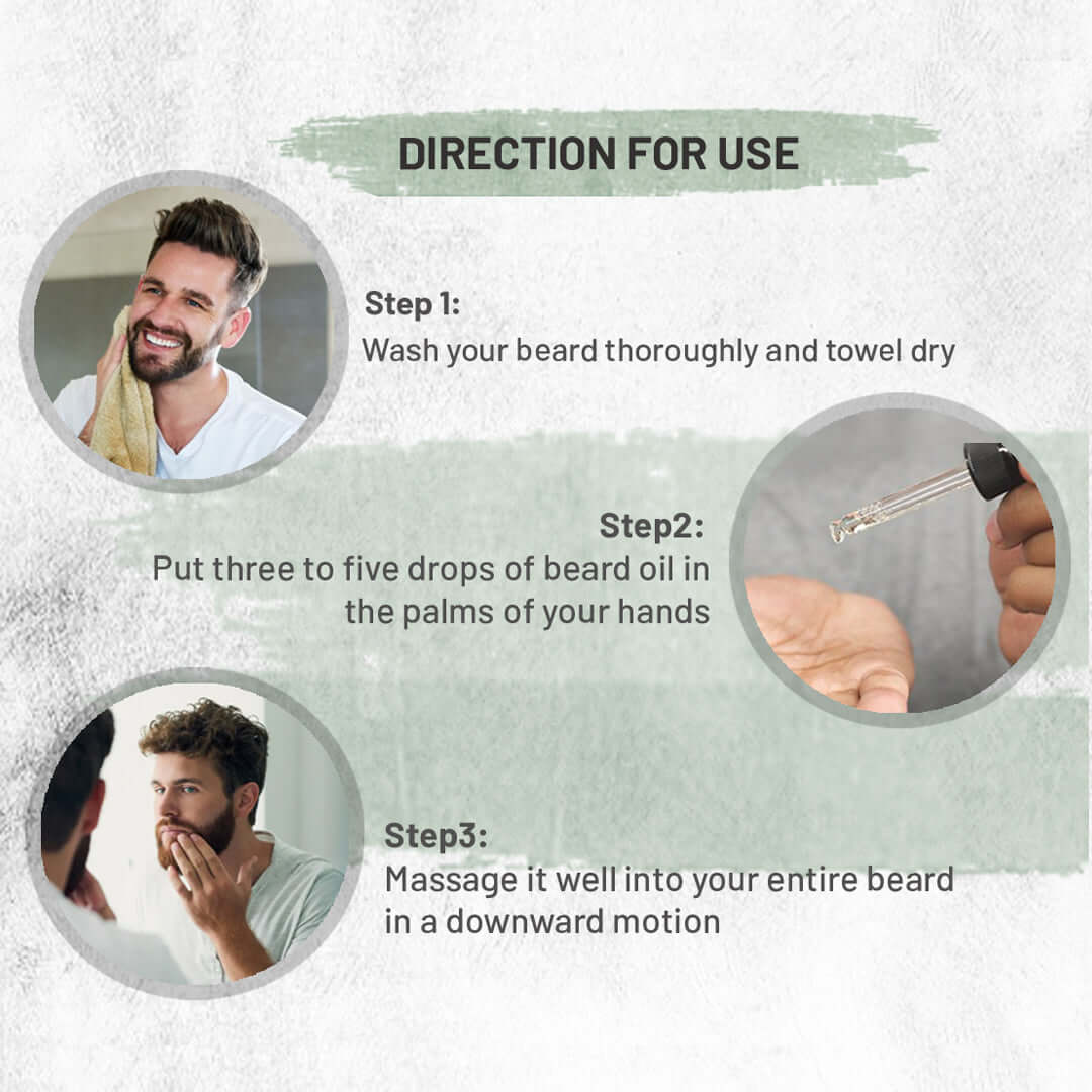Man Pride Brand Co. Royal Prestige Beard Oil | 100 % Natural Beard Oil for Men | Blend of Essential Oils | Beard Growth Oil | 30ml - Luster Cosmetics