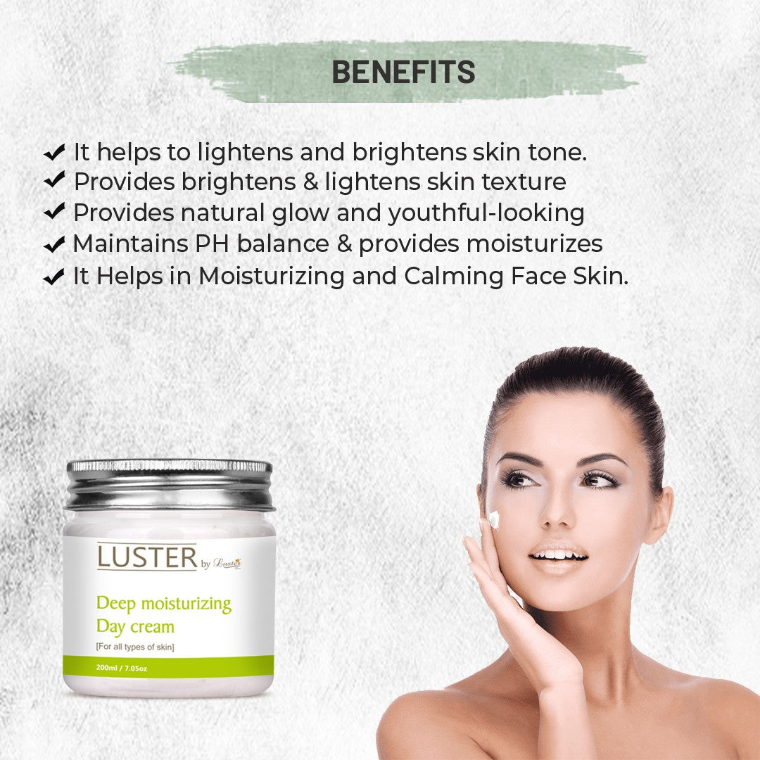 Luster Deep Moisturizing Day Cream - 200ml