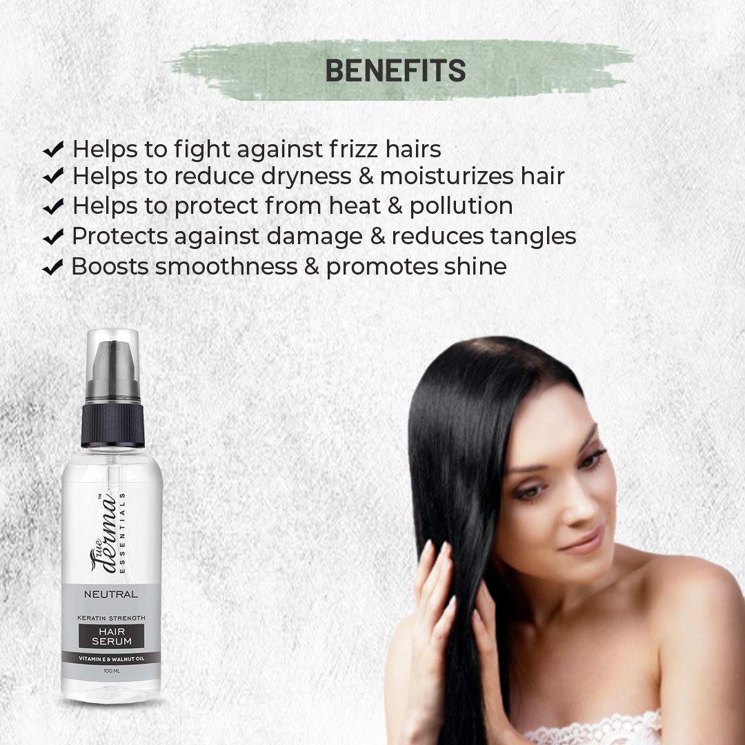 True Derma Essentials Keratin Strength Hair Serum - 100ml