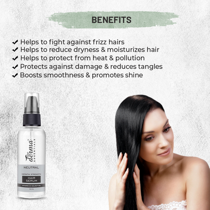 True Derma Essentials Keratin Strength Hair Serum - 100ml