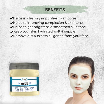 Luster Diamond Extra Glow Face Pack - 500g