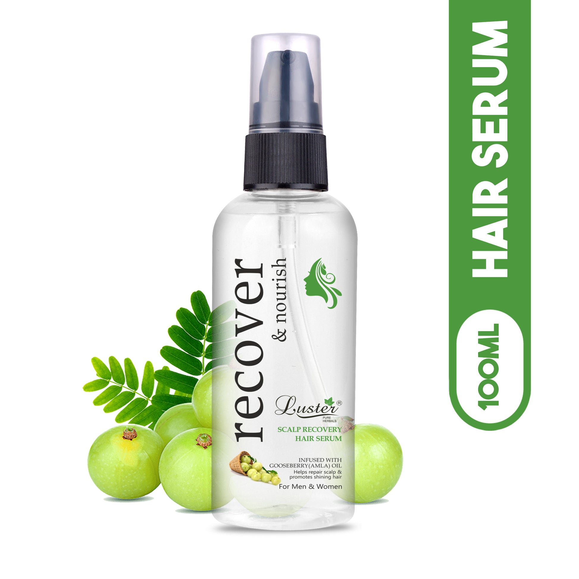 Luster Recover & Nourish (Scalp Recovery) Hair Serum, For Men & Women-100 ml - Luster Cosmetics