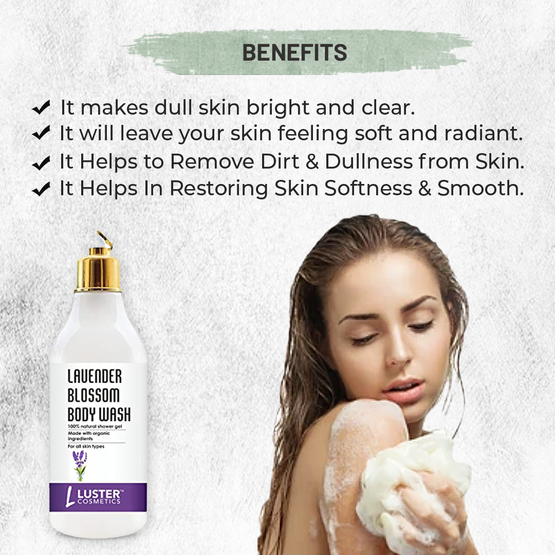 Luster Cosmetics Lavender Blossom Body Wash - 300ml