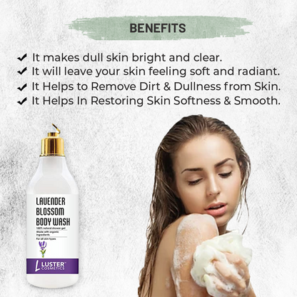 Luster Cosmetics Lavender Blossom Body Wash - 300ml