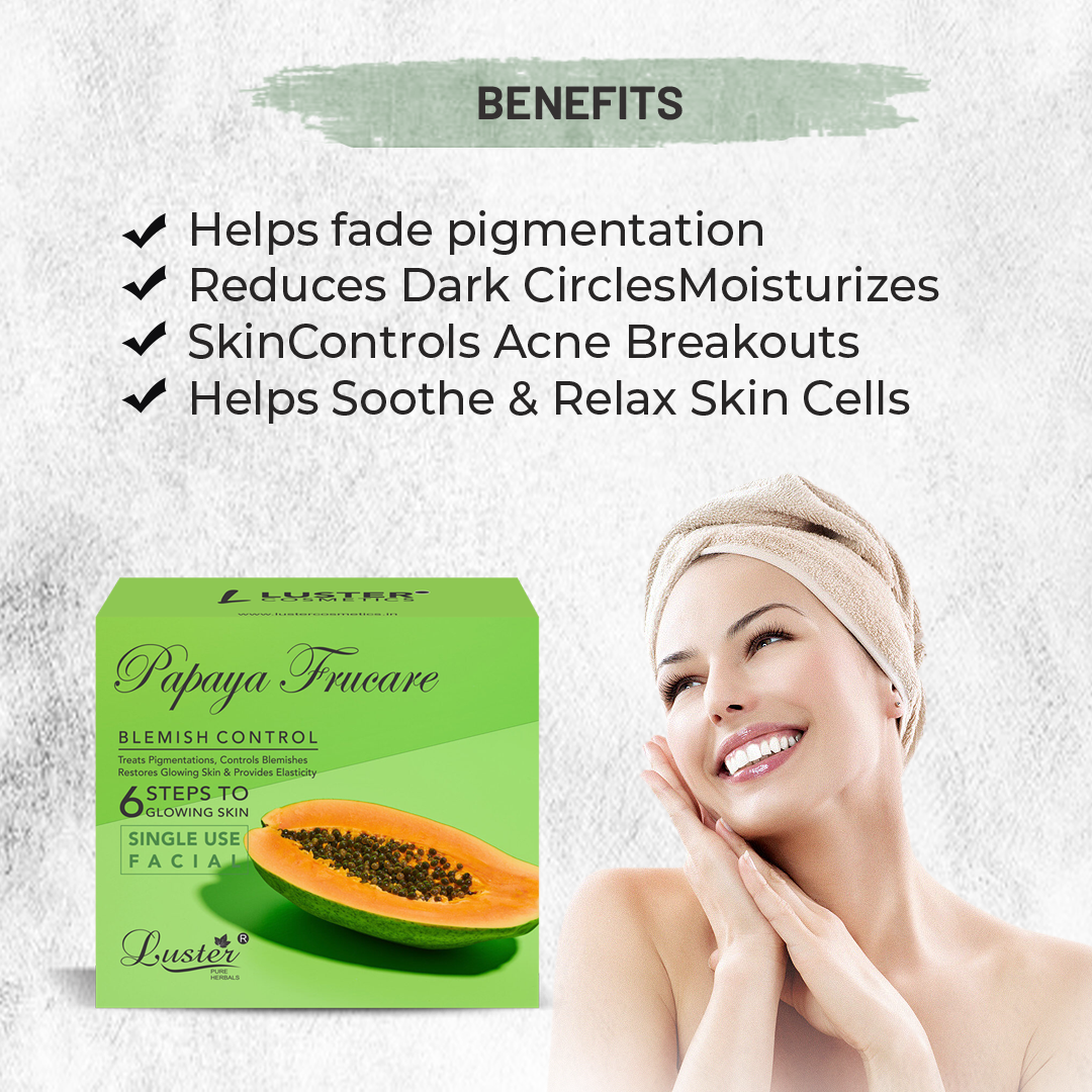 Luster Papaya Frucare Facial Kit - 320ml