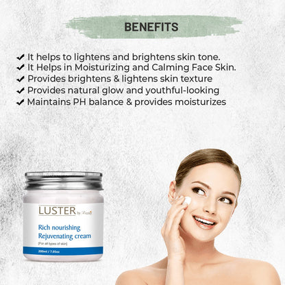 Luster Rich Nourishing Rejuvinating Massage Cream - 200ml