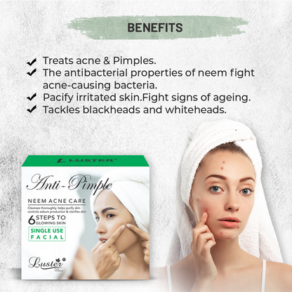 Luster Anti-Pimple Neem Acne Care Facial Kit – 320ml