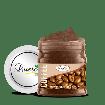 Luster Coffee Face & Body Gel Scrub (Paraben & Sulfate Free)-500 ml - Luster Cosmetics