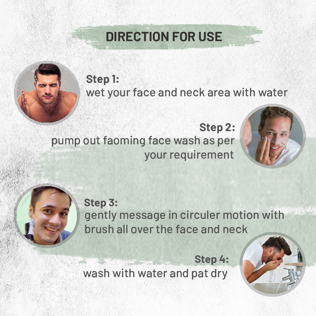 Man Pride Face & Beard Foaming Face Wash - 100ml