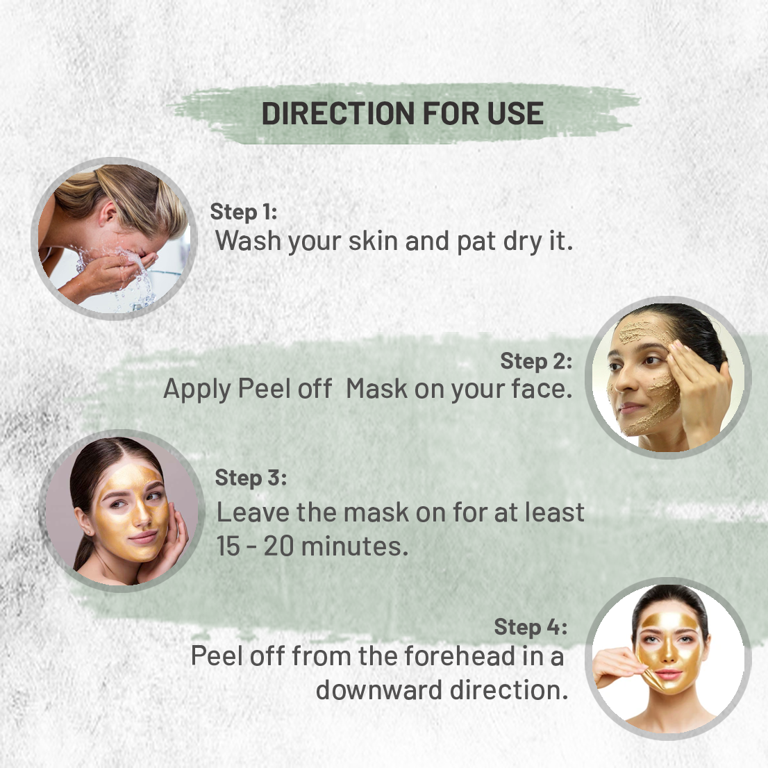 Luster Cosmetics 24K Gold Peel Off Mask - 50ml