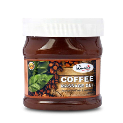 Luster Coffee Face & Body Massage Gel (Paraben & Sulfate Free - 500 ml