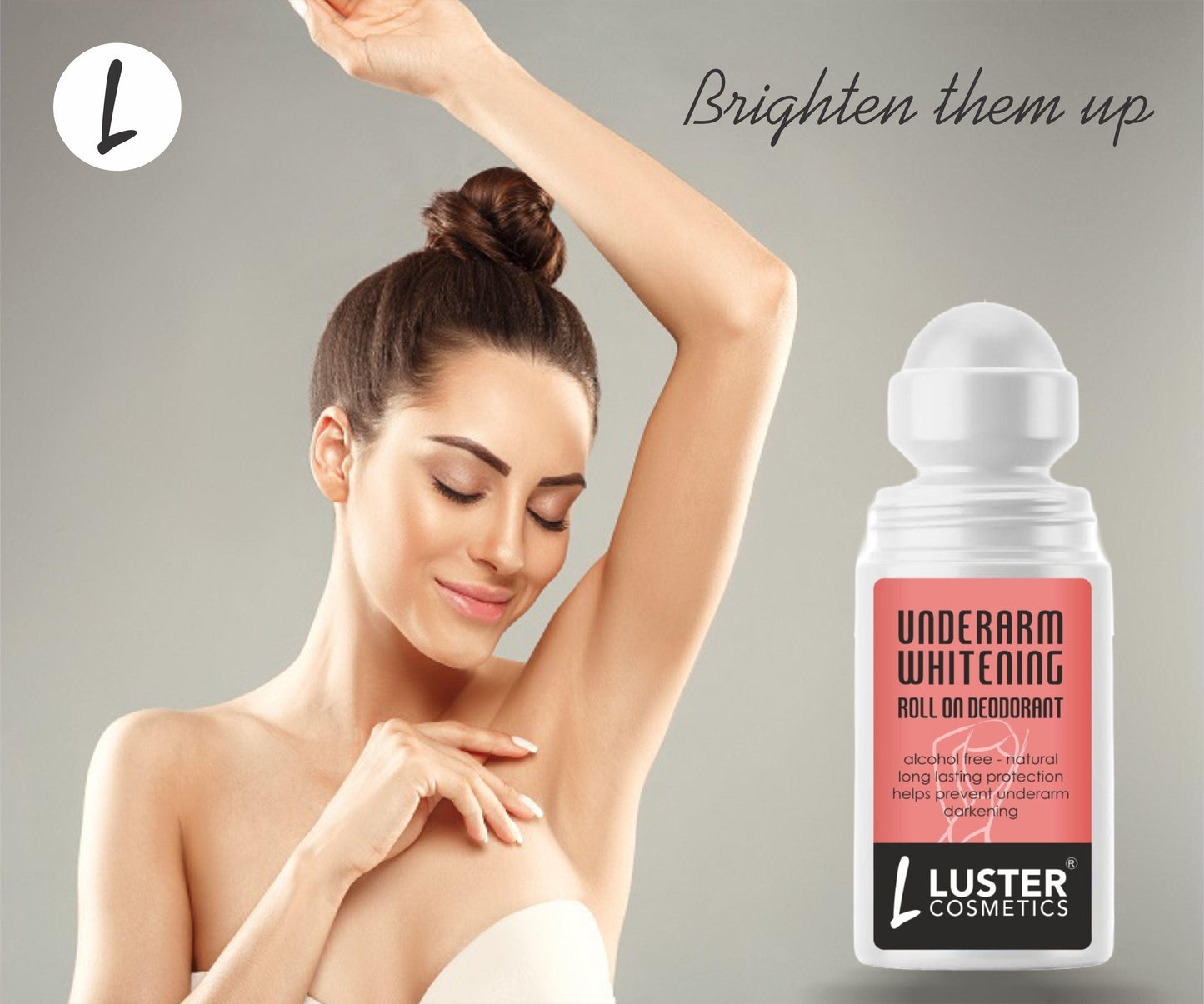Luster Cosmetics Whitening Underarm Roll On Deodorant | Alcohol free | Helps Prevent Underarm Darkening | Helps Brighten & Lighten Armpits | Roll On Deodorant For Men & Women -50ml - Image #2