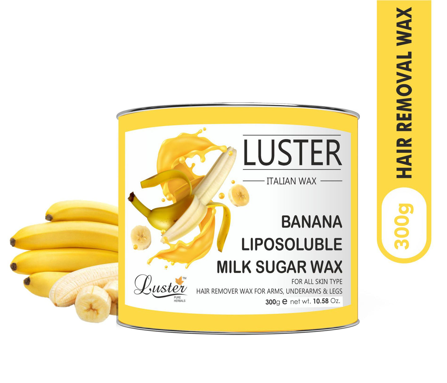 Luster Banana Hair Removal Hot Wax - 300ml