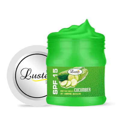 Luster SPF 15 Cucumber Skin Gel (Paraben & Sulfate Free)-500ml - Luster Cosmetics