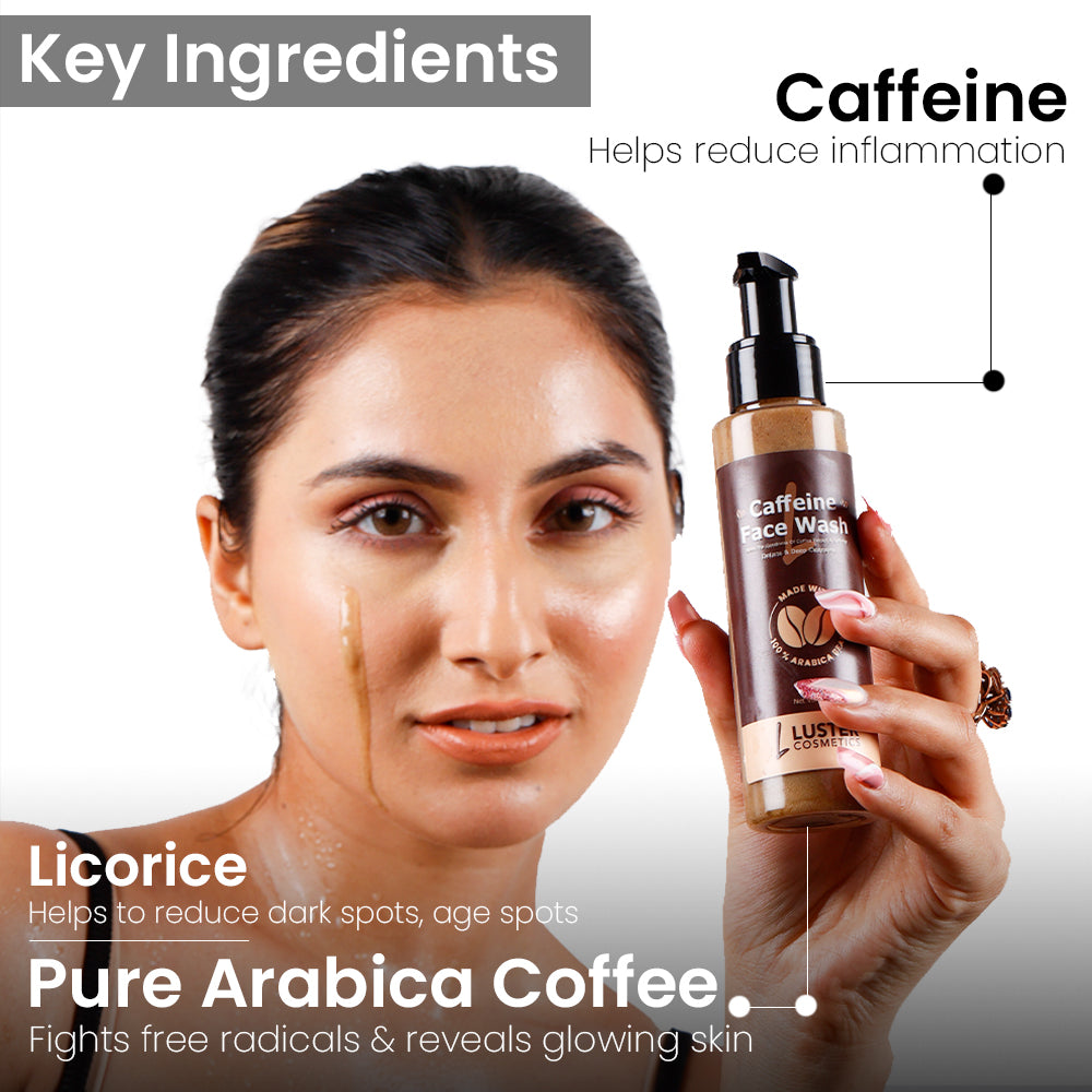 Luster Cosmetics Coffee Face Wash, 100ml