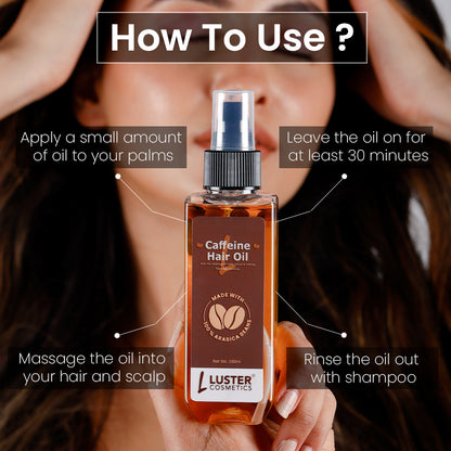 Luster Cosmetics Coffee Hair Oil, 100ml