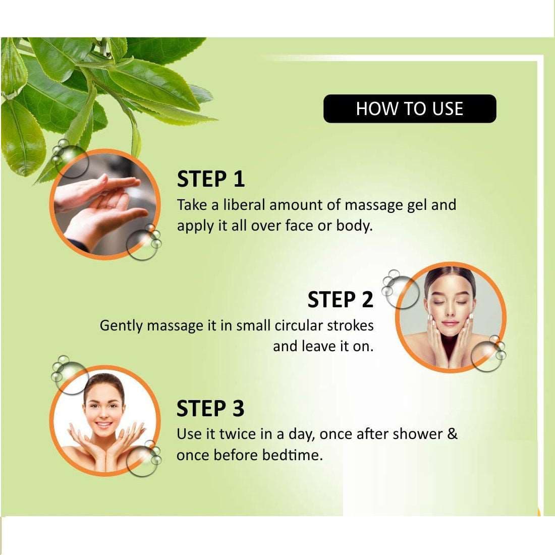 Luster Wine Face & Body Massage Gel For Men & Women (Paraben & Sulfate Free) - 500 ml
