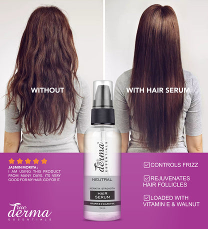 True Derma Essentials Keratin Strength Hair Serum - 100ml