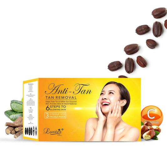 Luster Anti-Tan/Tan Removal Facial Kit - 120ml