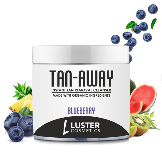 Luster Cosmetics TAN-AWAY Cleanser | Blueberry | Instant Tan Removal | 100ml - Luster Cosmetics
