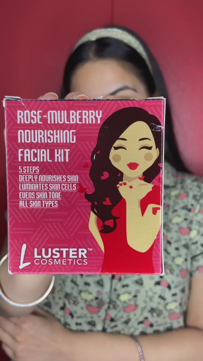 Luster Cosmetics Facial Combo | Vitamin-C & Rose-Mulberry & Bridal Glow - 3x45g