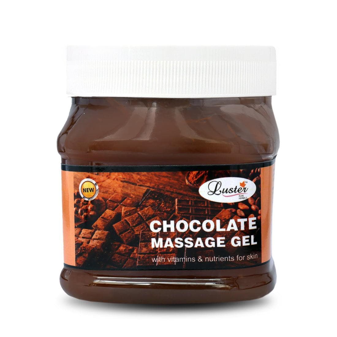 Luster Chocolate Face & Body Massage Gel (Paraben & Sulfate Free) - 500 ml - Image #2