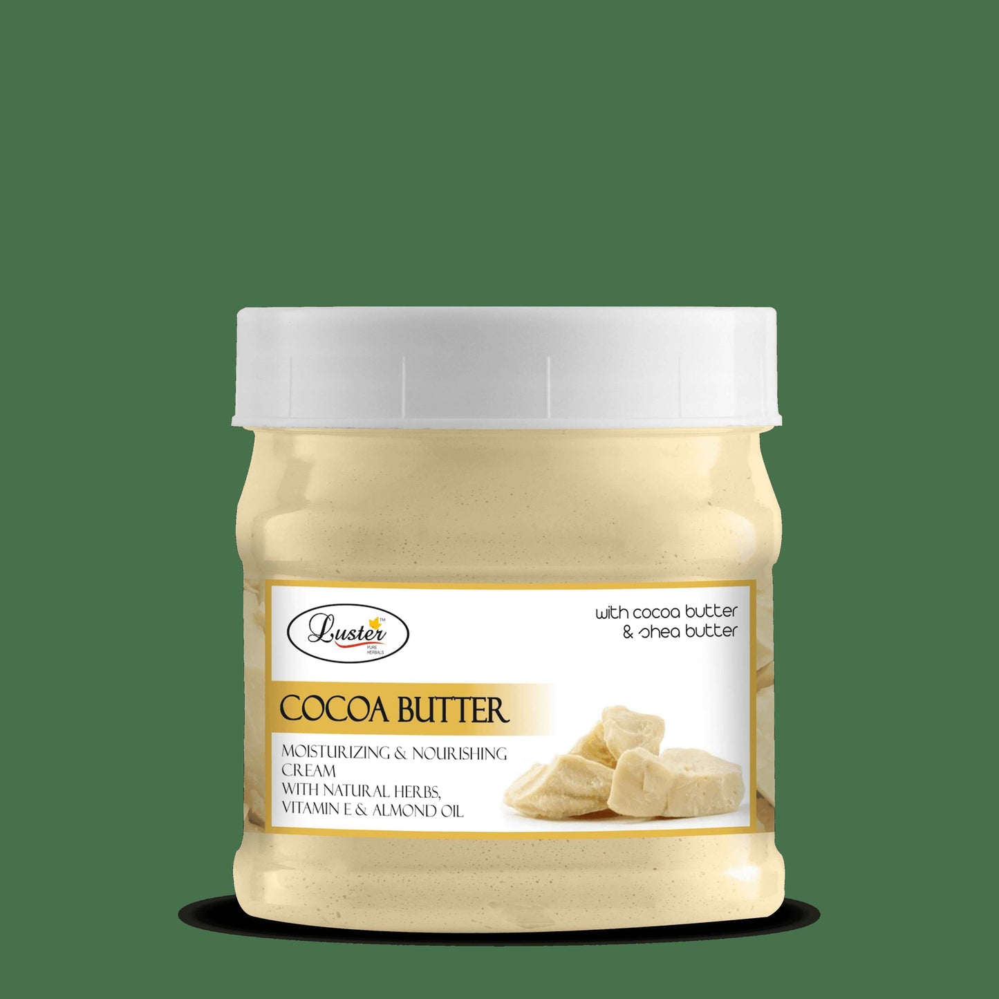 Luster Cocoa Butter Moisturizing & Nourishing Massage Cream (Paraben & Sulfate Free)-500ml - Luster Cosmetics