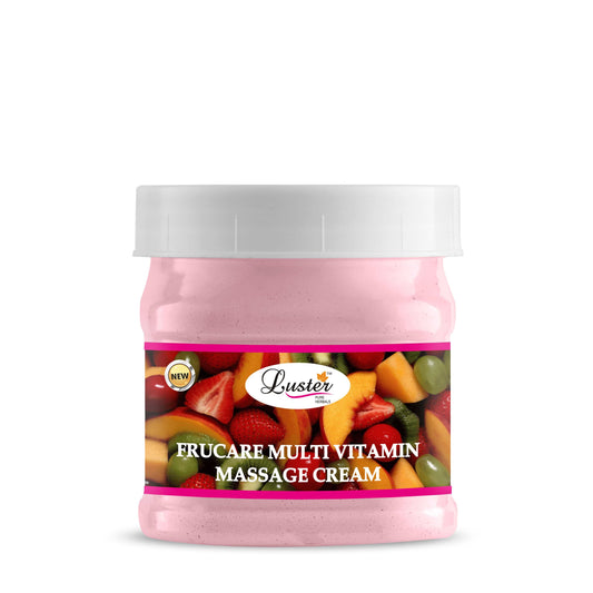 Luster Frucare Multi Vitamin Facial Massage Cream (Paraben & Sulfate Free)-500ml - Luster Cosmetics